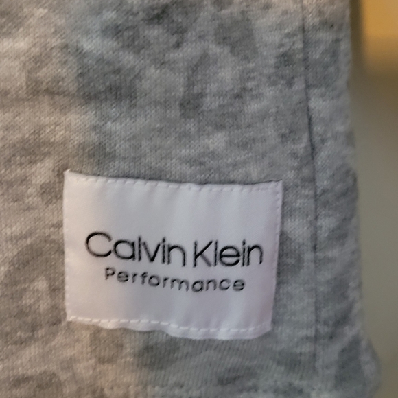 NWT Calvin Klein performance sweatshirt gray animal print size XL women's - Picture 4 of 6